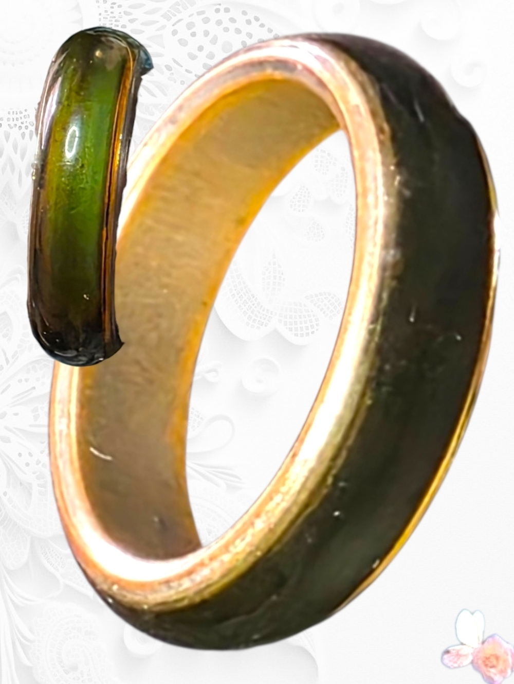 Vintage Mood Ring Band Size 7.75 Color Changing 951